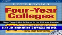 New Book Four Year Colleges 2006, Guide to (Peterson s Four-Year Colleges)