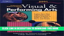 New Book Peterson s Professional Degree Programs in the Visual   Performing Arts, 2 001 (Peterson