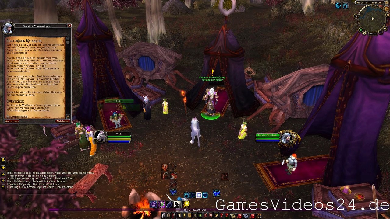 World of Warcraft Quest: Malfurions Rückkehr (Allianz)