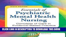 New Book Essentials of Psychiatric Mental Health Nursing: Concepts of Care in Evidence-Based