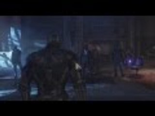 Batman Arkham Knigth: Capuz vermelho DlC skin arkham night. Muita  porradação  Clip 1