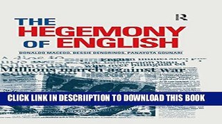 [PDF] Hegemony of English (Series in Critical Narrative) Popular Colection