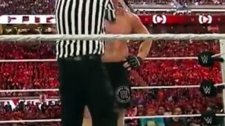 Roman Reigns vs Brock Lesnar WWE Wrestlemania 2015 full match