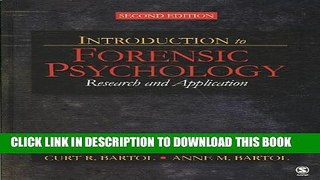 Collection Book Criminal Behavior / Introduction to Forensic Psychology / Current Perspectives in