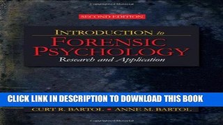 Collection Book Introduction to Forensic Psychology: Research and Application