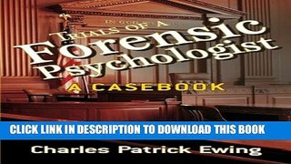 Collection Book Trials of a Forensic Psychologist: A Casebook