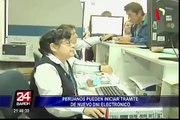 Peruanos pueden iniciar trámites de nuevo DNI electrónico