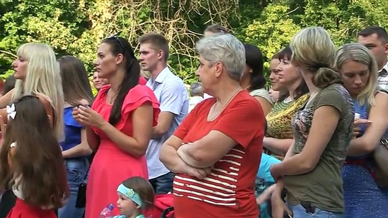 Харцызск. Концерт посвященный Дню Шахтера