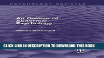 New Book An Outline of Abnormal Psychology (Psychology Revivals)