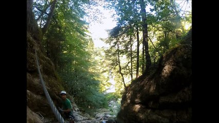 Via ferrata et canyon de Bellevaux 2016