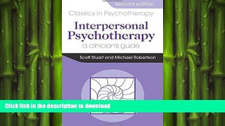 FAVORITE BOOK  Interpersonal Psychotherapy 2E                                        A Clinician