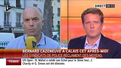 Johann Cavallero :"On est dépassés par le nombre de migrants présents"