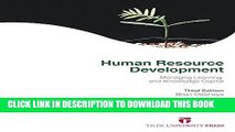 [PDF] Human Resource Development: Managing Learning and Knowledge Capital Full Online