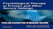 Collection Book Psychological Therapy in Prisons and Other Settings