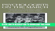 New Book Psychologists on the March: Science, Practice, and Professional Identity in America,