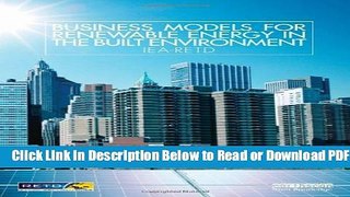 [Get] Business Models for Renewable Energy in the Built Environment Free Online