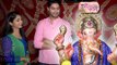 Ganpati Celebration On Sets Of Kahe Diya Pardes | Shiv Gauri Make Ganesh Murti | Zee Marathi Serial