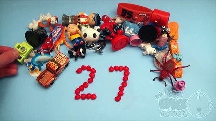 Learn To Count 1 to 50 with Toys and Candy Numbers!