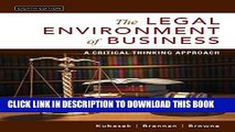 [PDF] The Legal Environment of Business: A Critical Thinking Approach (8th Edition) Full Online