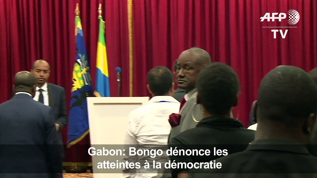 Gabon: Bongo dénonce des émeutes contre la démo...