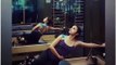 aliaabhatt#takeiteasytuesday - Cleopatra on the Reformer one of my fav exercises!!! Killer side stretch when my body is all sore from the dancing ) thank you @yasminkarachiwala for you're innovative video skills  and for my lovely workou