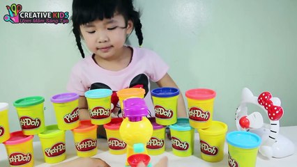 Làm kem làm bánh bằng đất sét Playdoh - Đồ chơi trẻ em | Creative Kids
