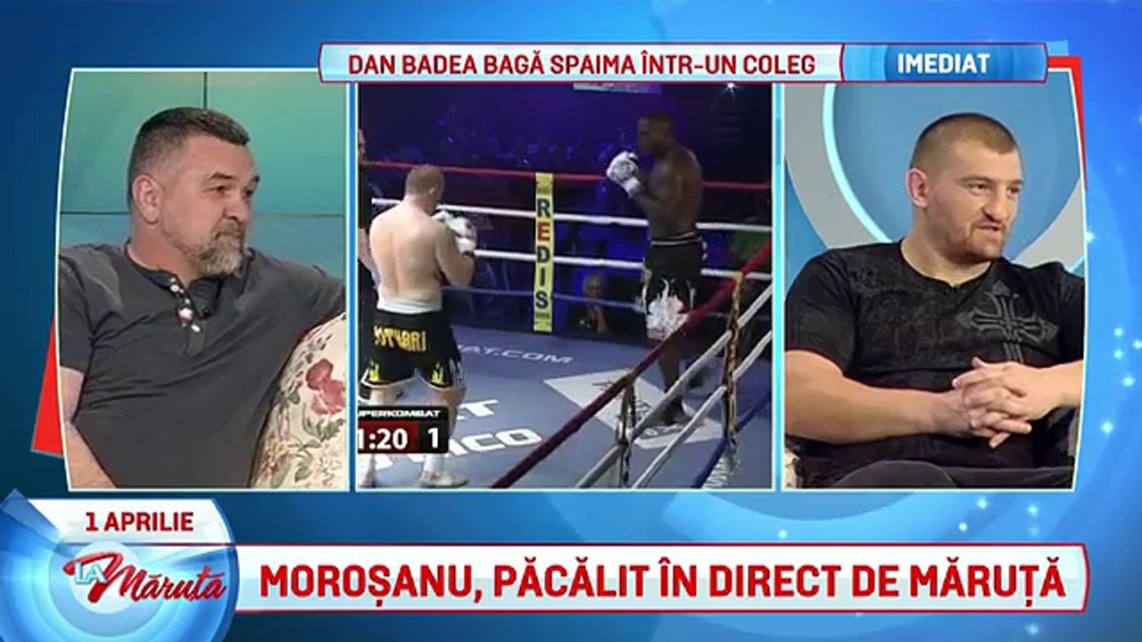 Moroșanu la un pas să îl ia la bătaie pe Măruță.  Recunoaște că ți-ai luat bătaie . Stai numai să vezi!