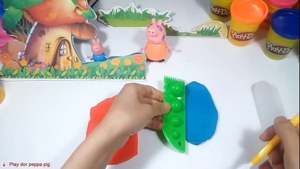 Play doh ice creams - make PEPPA PIG ice cream for PEPPA PIG funny toys :)