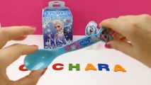 Huevo sorpresa Frozen - Aprender las letras para niños en español | Vídeo educativo | Learn letters