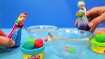 Frozen Anna VS Elsa PLAY DOH Cereal Competition Disney Princess AllToyCollector