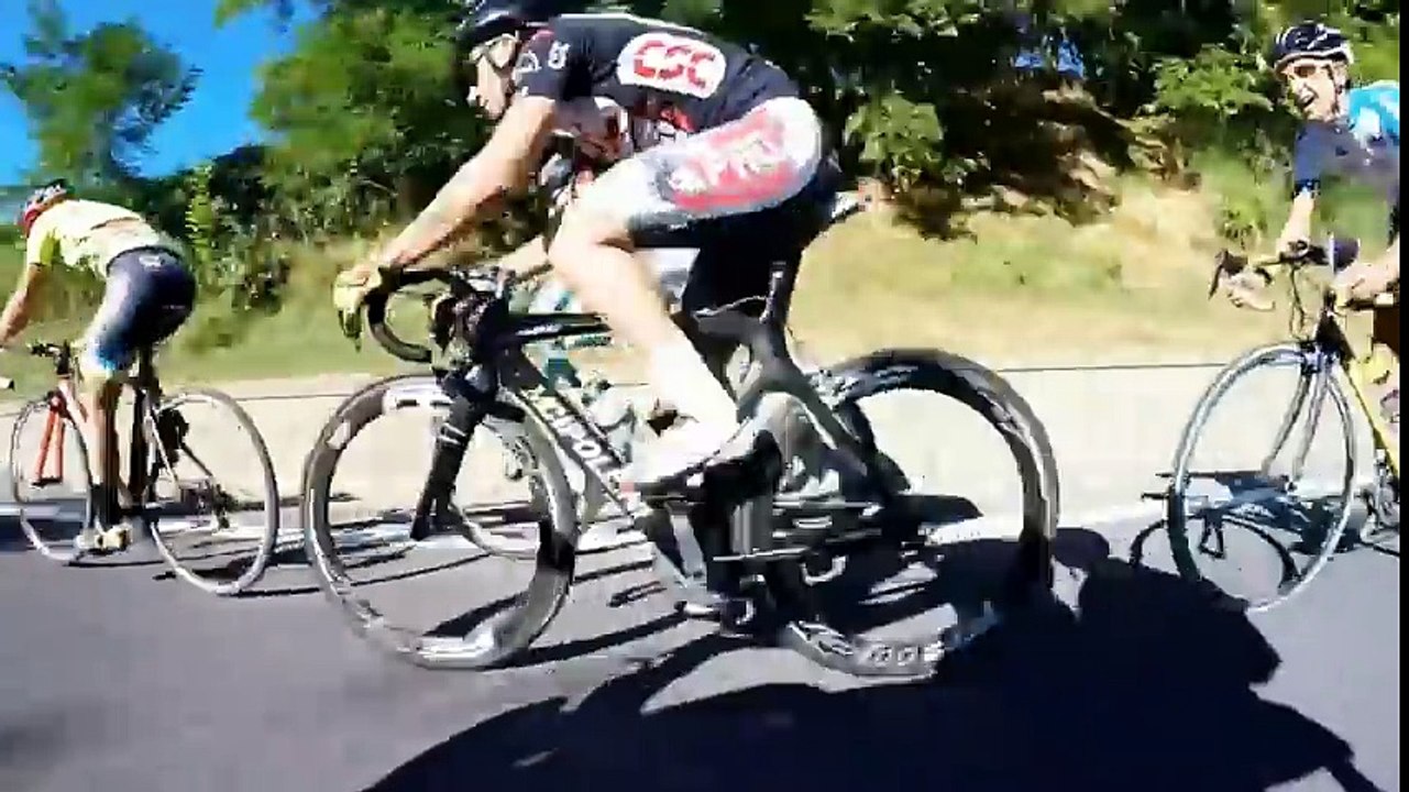 Skilful cyclist rides like Superman at crazy speeds