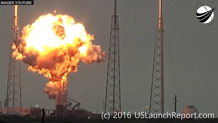 L'explosion du satellite Facebook dans la fusée SpaceX