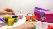 Disney Minnie Mouse Cesta de Piquinique Picnic Basket Toy Play Doh Cesta Panier Pique-nique