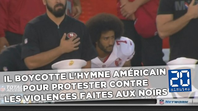 Colin Kaepernick boycotte l'hymne américain pour protester contre les violences faites aux Noirs