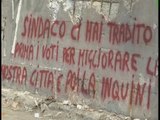 Napoli - Continuano le protese per il campo rom di via del Riposo (01.09.16)