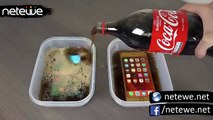 Samsung S7  VS iPhone 6S Coca Cola Freeze Experiment 9 Hours! Will It Survive