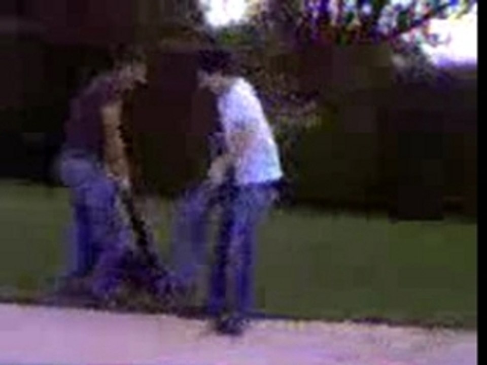 Irene poussé dans l'eau