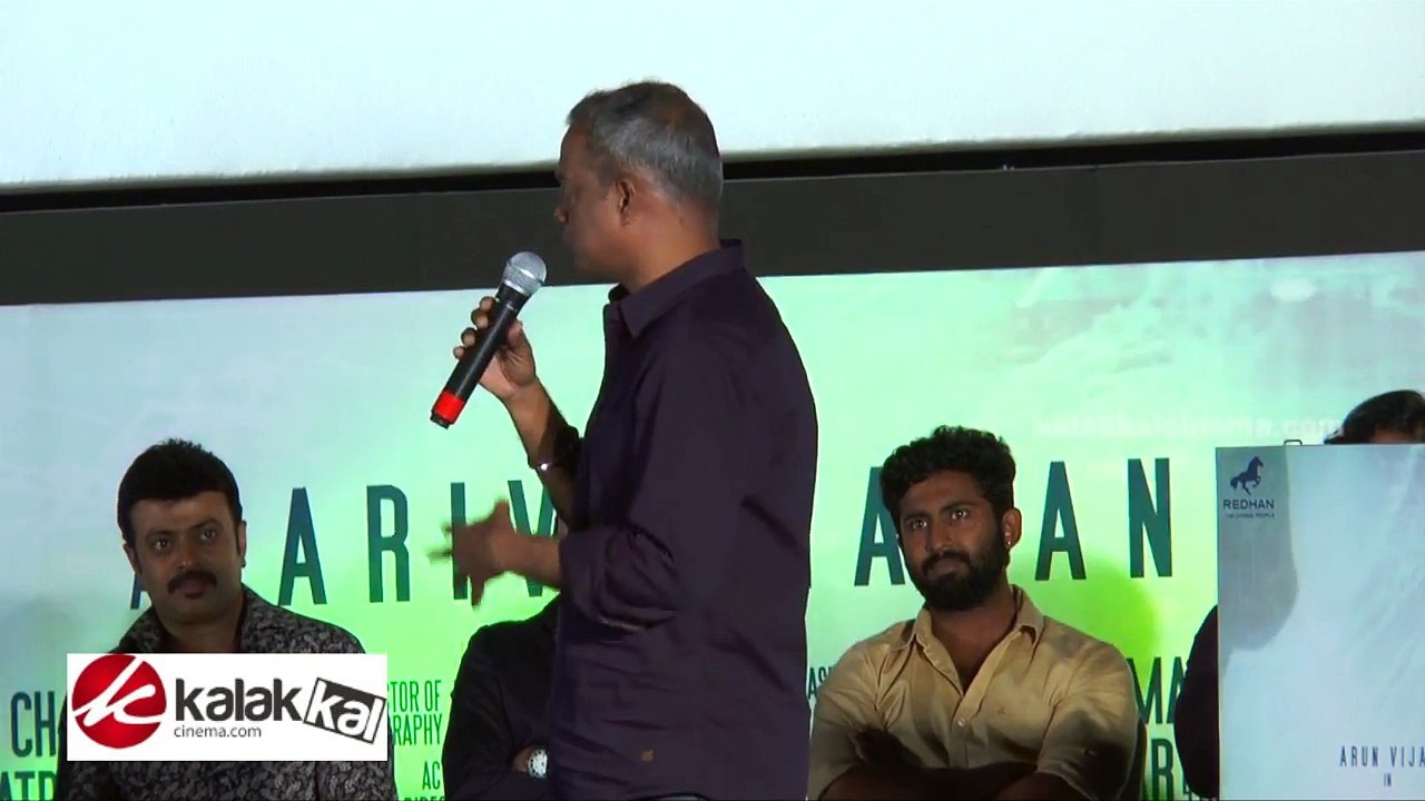 #GauthamMenon at Kuttram 23 Movie Audio Launch-#trendviralvideos