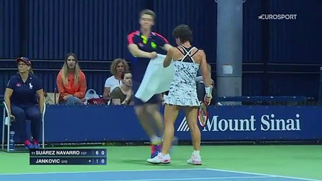 ABD Açık: Carla Suarez Navarro - Jelena Jankovic (Özet)