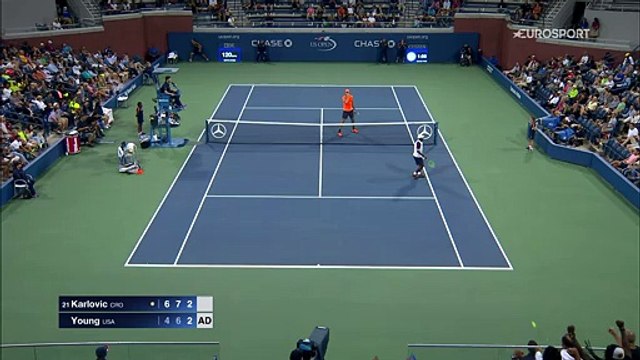 ABD Açık: Ivo Karlovic - Donald Young (Özet)