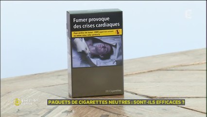 Paquets de cigarettes neutres: sont -ils efficaces?