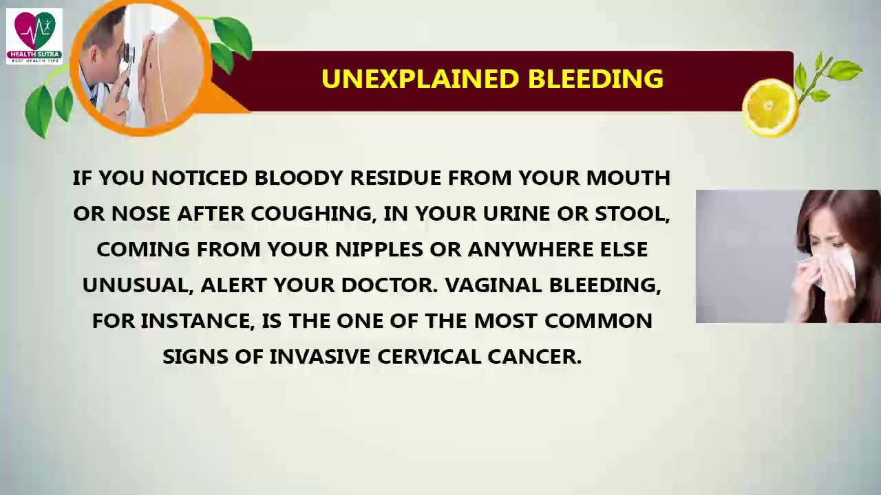 Cancer Red Flags You Need to Know - Health Sutra