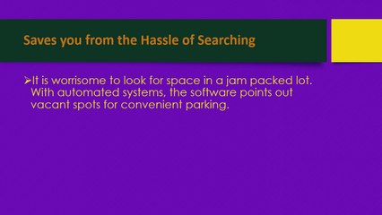 Automatic Car parking Systems have Several Benefits for Users