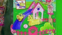 Barbie y su Parque de Perritos - Barbie juguetes en español Toys - Barbie Puppy Play Park