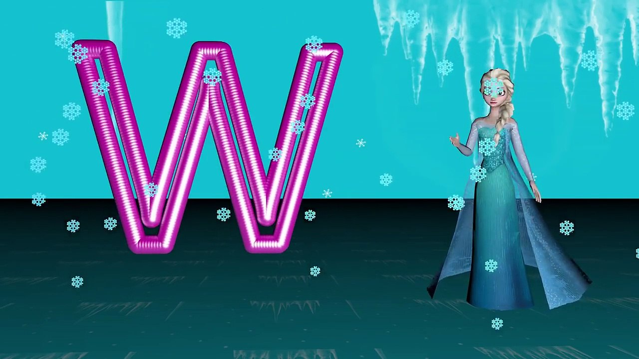 Frozen cancion - el abecedario en español para niños - abc en espanol - videos educativos