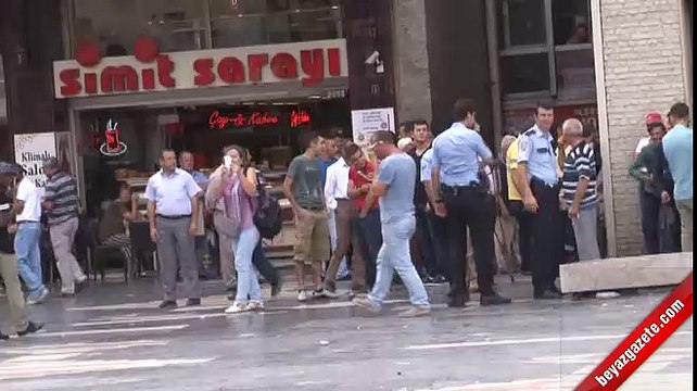 Ankara Ulus'ta korkutan intihar girişimi