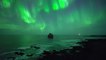 De superbes aurores boréales filmées par un drone