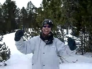 Coy qui decouvre la neige pour la 1er fois