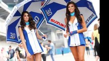 Motogp beautiful umbrella girls indianapolis