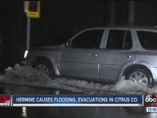 Hermine causes flooding, evacuations in Citrus Co.